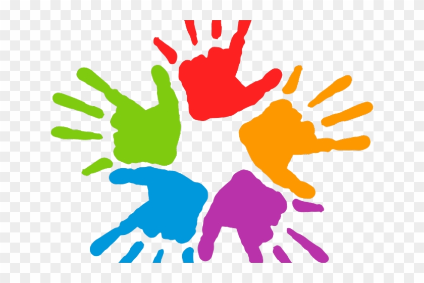 Artwork Clipart Colourful Hand - Open Shut Them Clipart #1108699