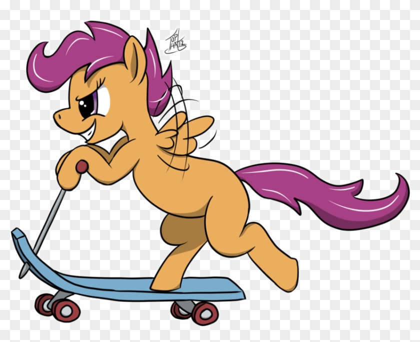 Scoot-scootaloo By Tlatophat - Cartoon #1108742