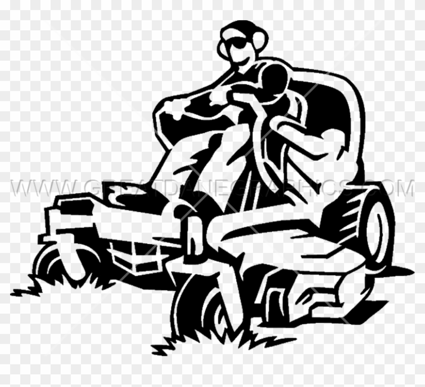 Man Mowing Lawn Silhouette At Getdrawings Com Free - Mower Clip Art Black And White #1110224