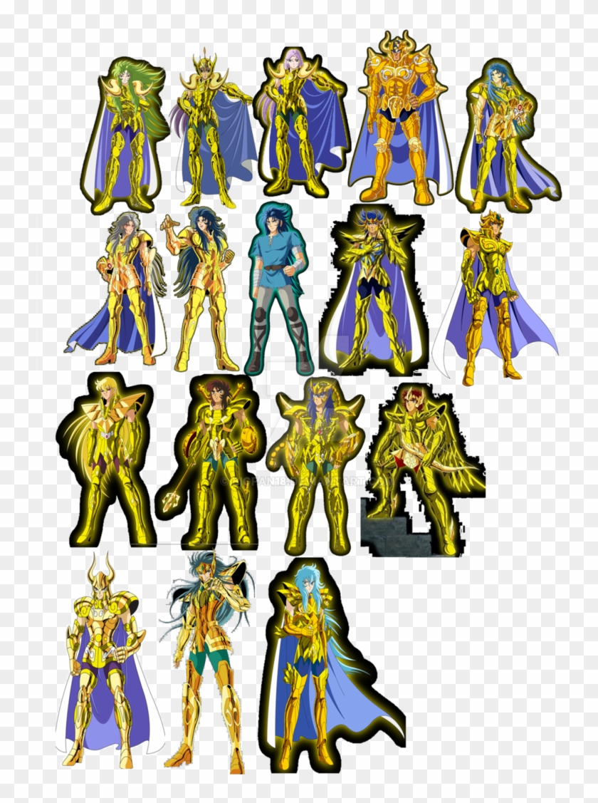 Gold Saints By Bigfan18 - Caballeros Del Zodiaco #1110694