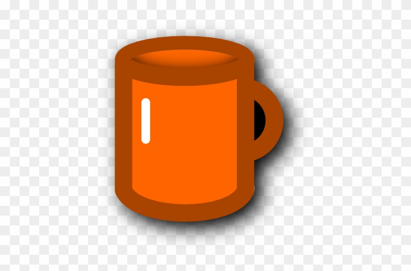 Orange, Cup Icon - Cup Orange Png #1112500