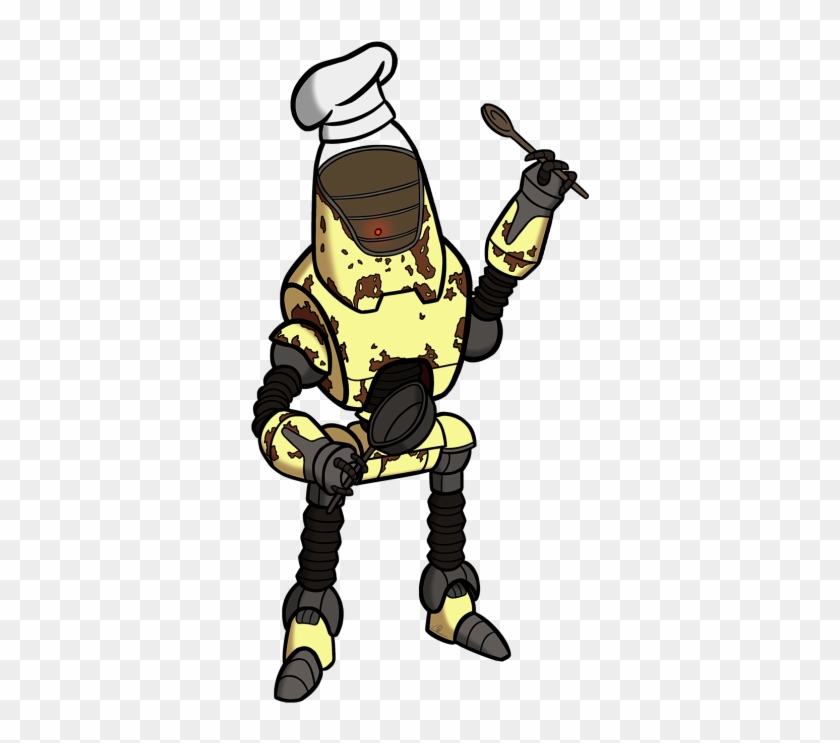 “ I Drew That Protectron Chef That Shows Up For About - Cartoon #1112847