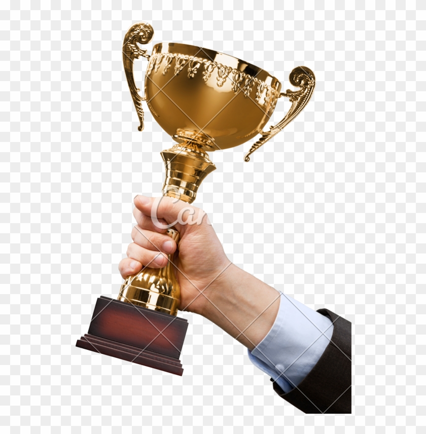 Trophy Gold Medal Award Competition - Hand Hold Trophy #1113057