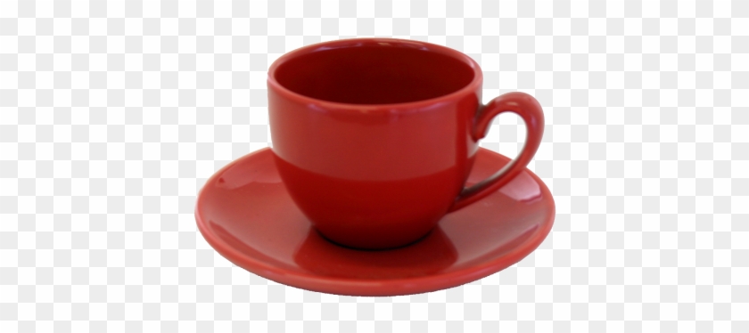 Xícara Para Café Faiança Vermelho - Xicará Png #1113277