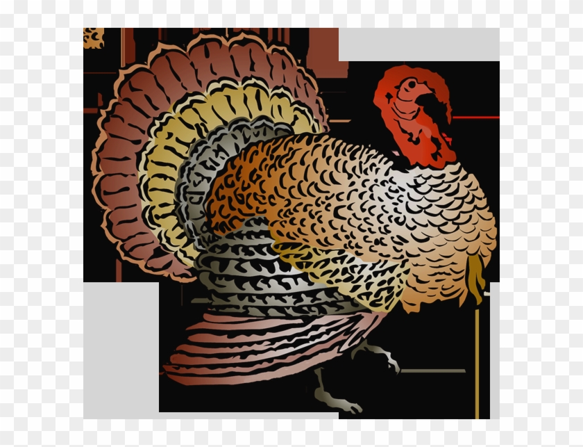 Wild Turkey Clipart Wild Turkey Clip Art Free - Domesticated Turkey #1113366