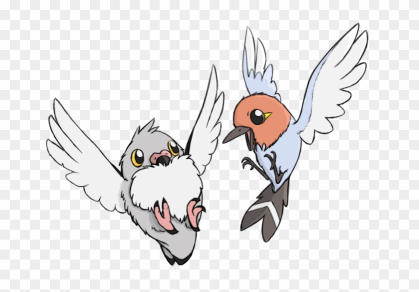 Fletchling And Pidove By Huntclaw - Pidove And Fletchling #1113939