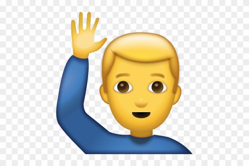 Emoji Saying No For Kids - Man Saying No Emoji #1114045