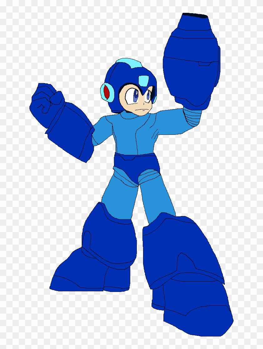 Mega Man Artwork Ssbage - Cartoon #1114651