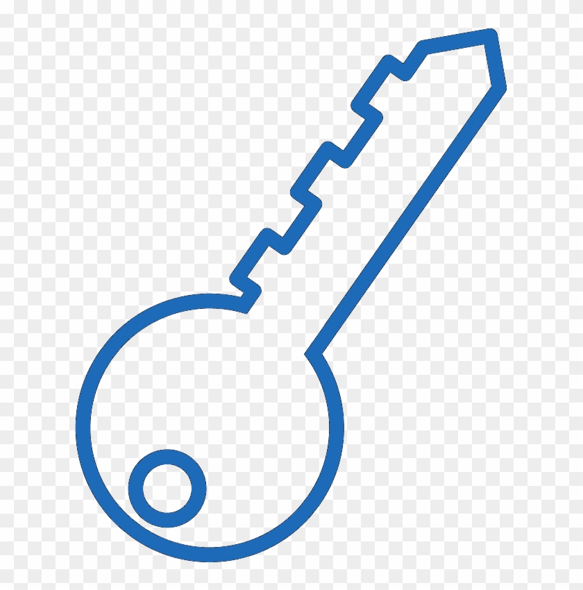 Blue Key - Circle #1114781