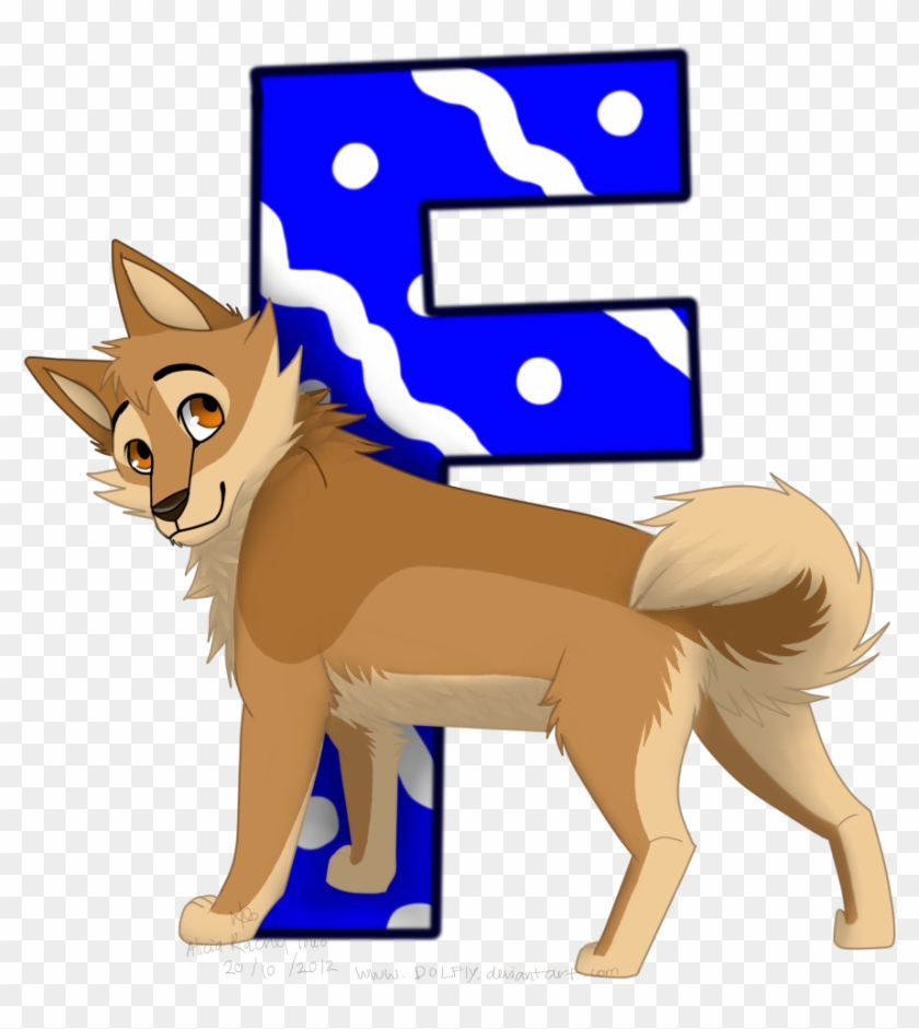 F For Finnish Spitz By Dolfiy - Cartoon #1114937