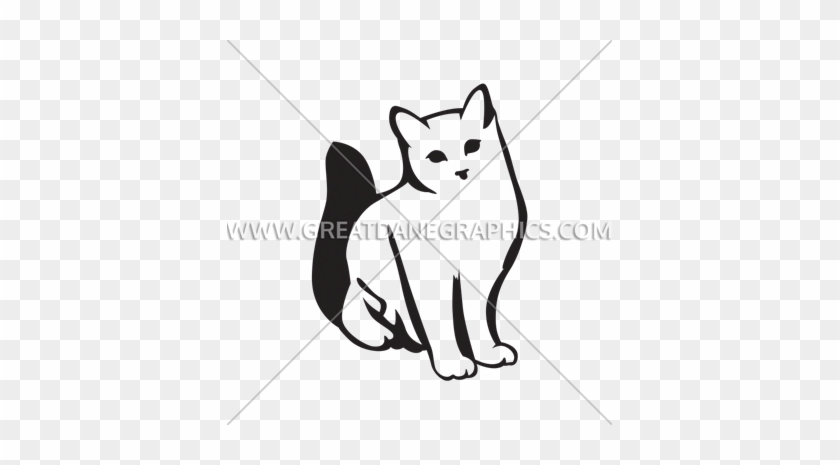 Cat And Roses - Cartoon #1114980