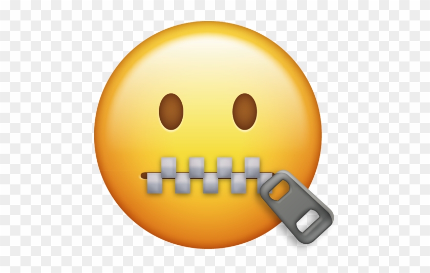 Emoji With Zipper Mouth #1115013