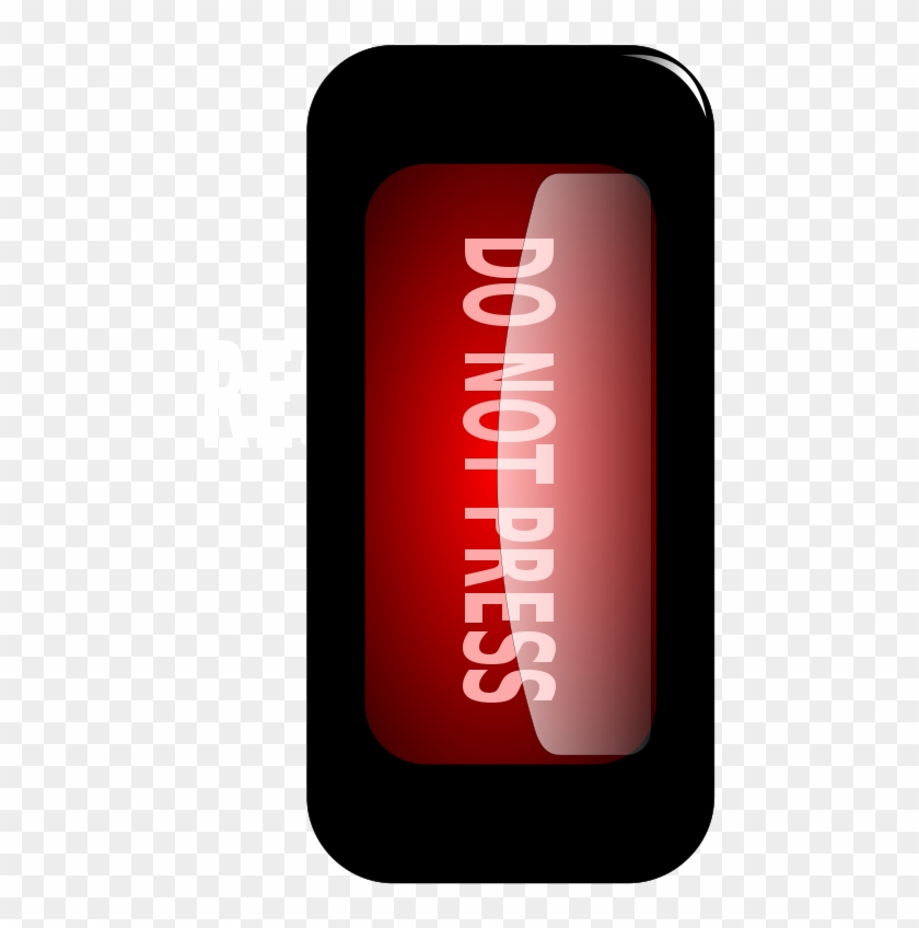 Free Red Button - Clip Art #1115099
