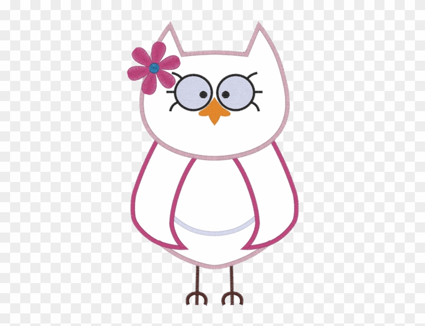 Owl Owl Applique - Cartoon #1115303