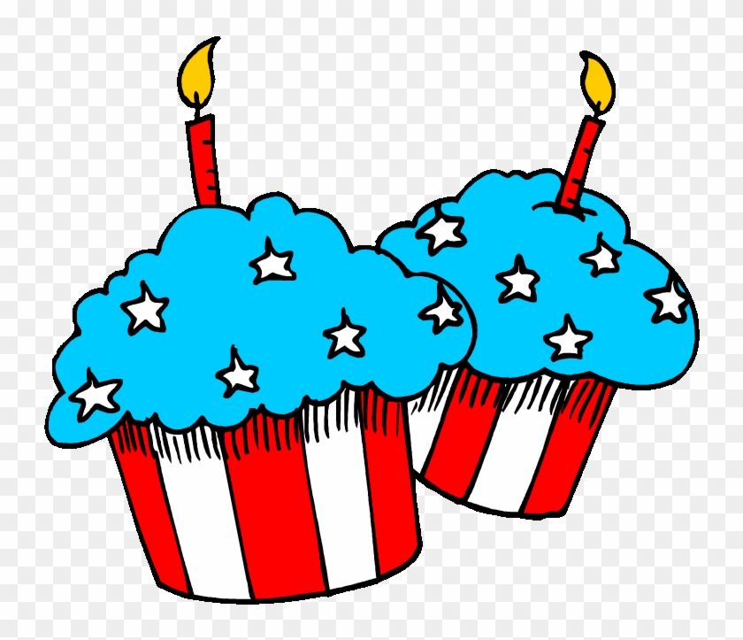 Patriotic Birthday Cliparts - July Clip Art Free #1115778
