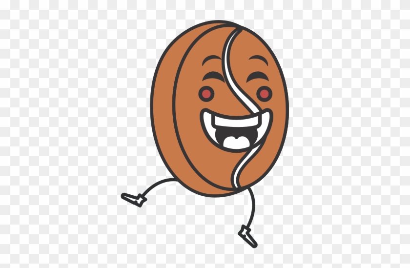 Coffee Grains Kawaii Character - Vector Graphics #1115853