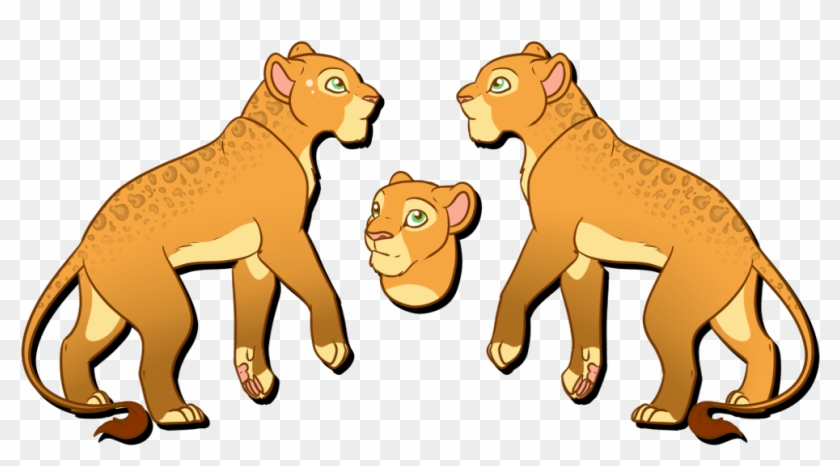 Leopard Spotted Lioness By Danighost - Cartoon #1116105