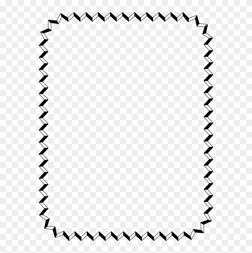 Medium Image - Zig Zag Border Clipart #1116629