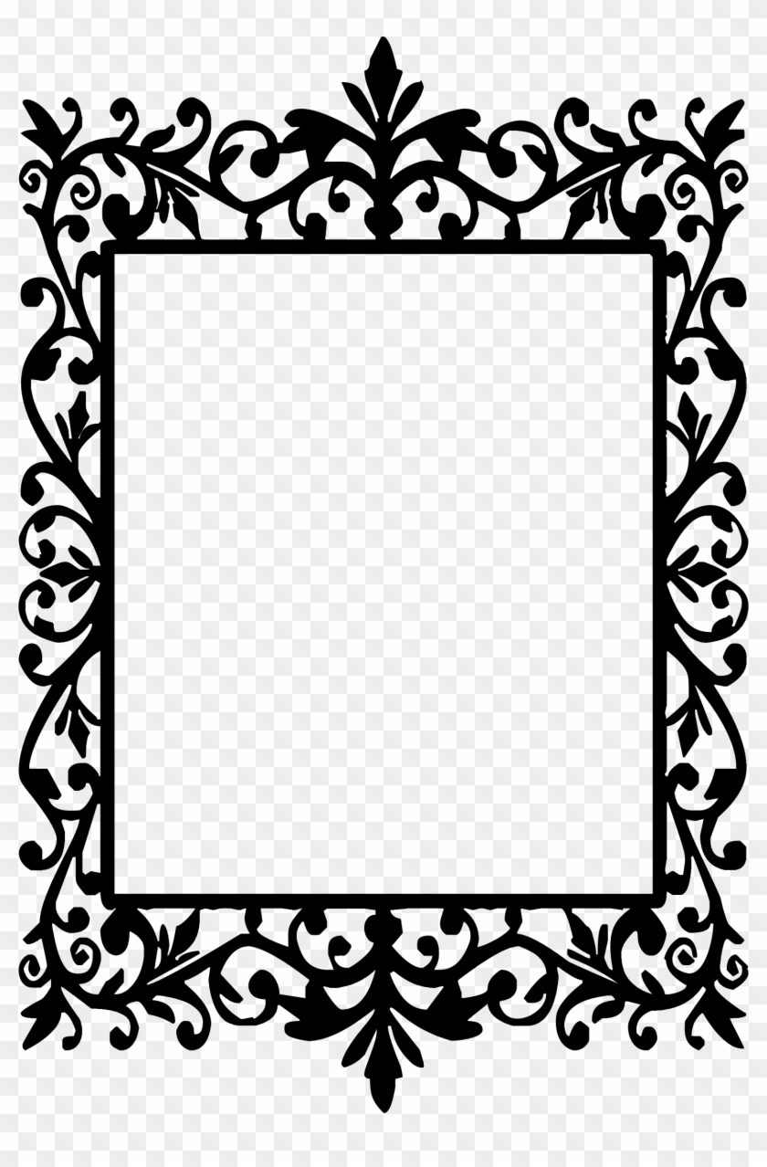 Clipart - Frame Silhouette #1116794