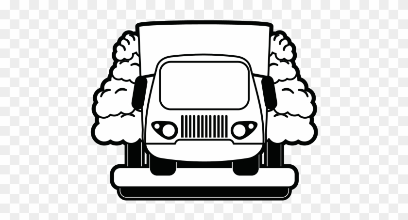 Truck Frontview Icon - School Bus #1117214