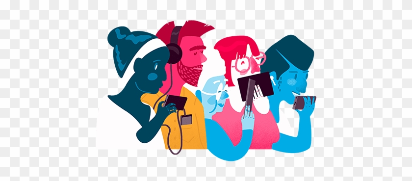 Join Slate Plus Illustration Depicting A Colorful Group - Join Slate Plus Illustration Depicting A Colorful Group #1117668