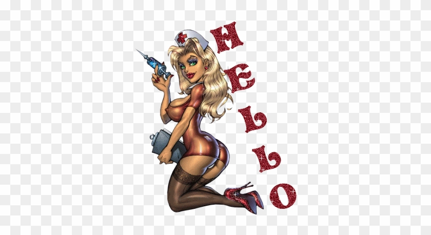 Sexy Nurse Hello Graphic - Hello Nurse Sexy #1118169