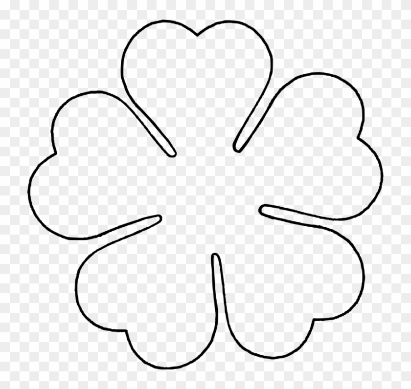 Hawaiian Flower Template Hibiscus Flower Template Free - Paper Flower Template #1118399
