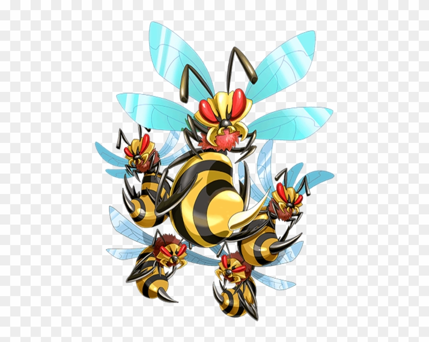 Flaming Killer Bee Transparent - Illustration #1118566