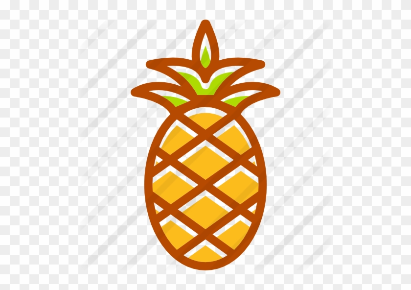 Pineapple - Abacaxi Silhueta Png #1119797