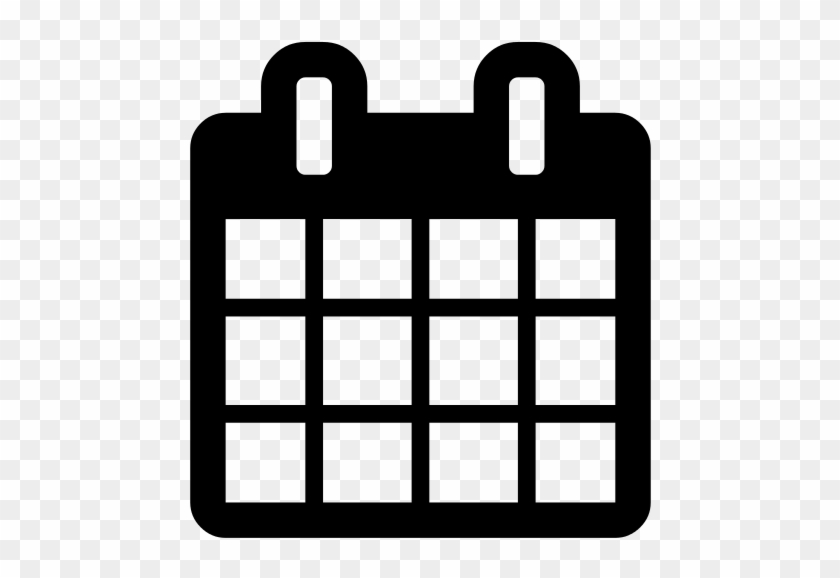 Icon - Calendar Icon Png Black #1120062