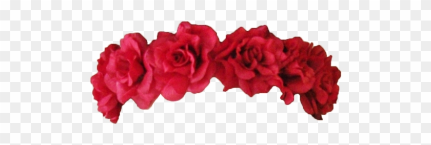 160 Images About 素材♡ On We Heart It - Red Flower Crown Transparent #1120617
