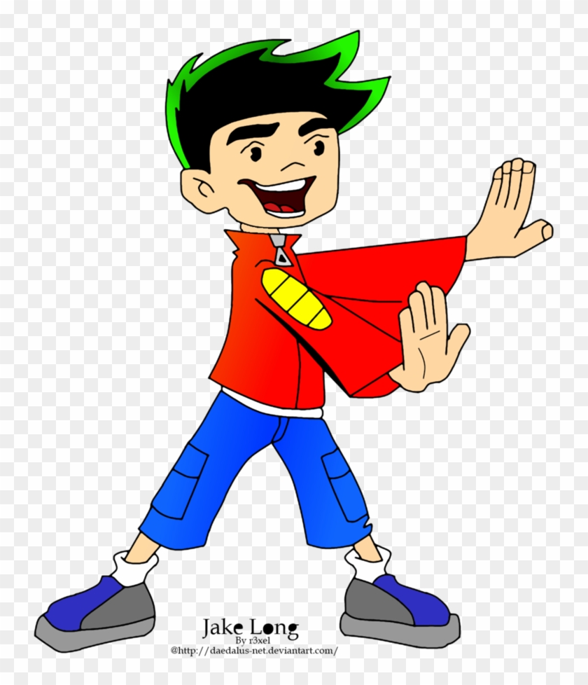 Jake Long Karate Coloured By Daedalus-net - Jake Long #1120963