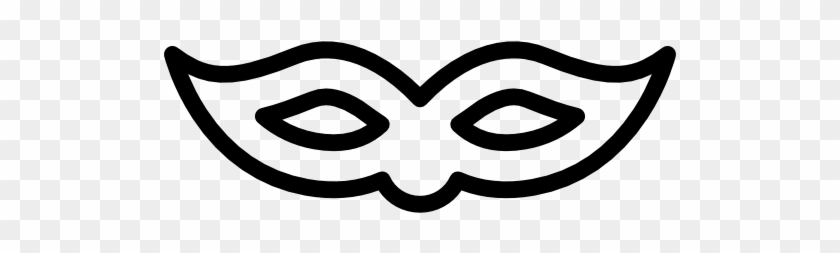 Mask Free Icon - Eye Mask Clipart Black And White #1121010