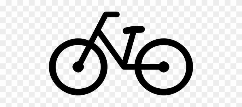 Simple Bicycle Pictogram Vector Clip Art Public Domain - Bicycle Icon Vector Png #1121122