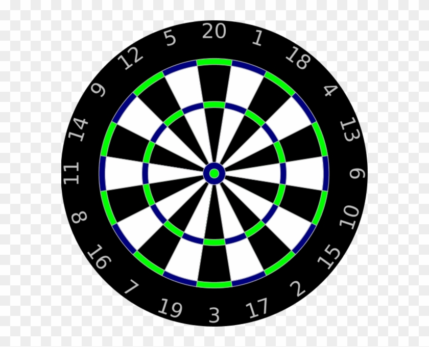 Dart Board Vector Clip Art - Dart Board #1121299