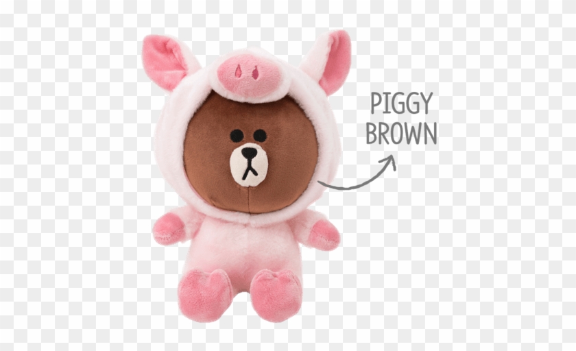 Ssl - Pstatic - Net - Line Friends Piggy Brown #1121369