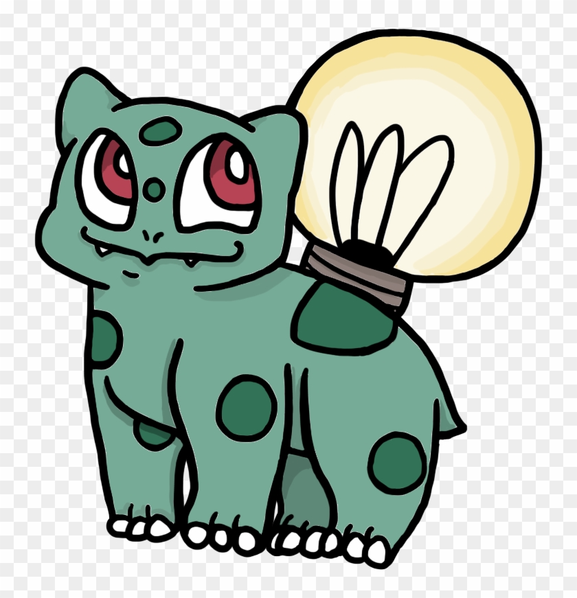 Bulbasaur Light-bulb By Lupotta - Cartoon #1121789