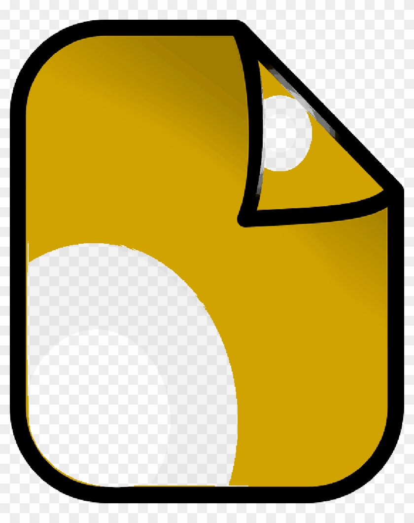 Computer, Icon, Folder, Paper, Gold, Theme, Sheet - Vector Graphics #1121887