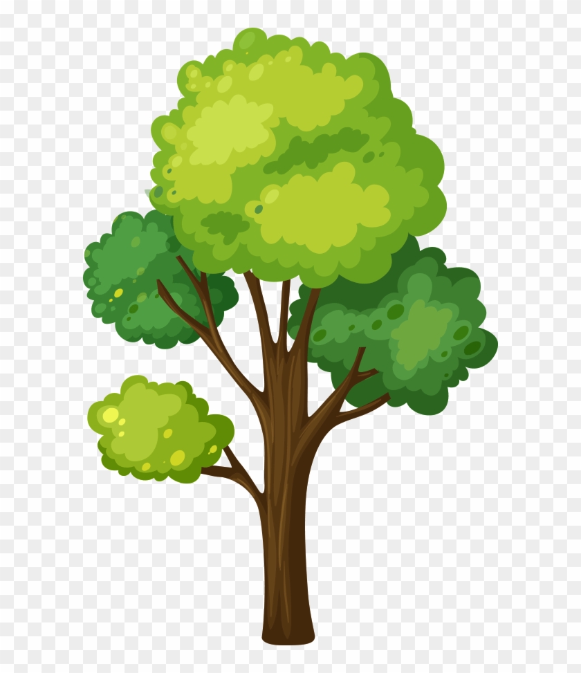 Street Light Manhole And Street Cone Tree Tree - Euclidean Vector #1122226