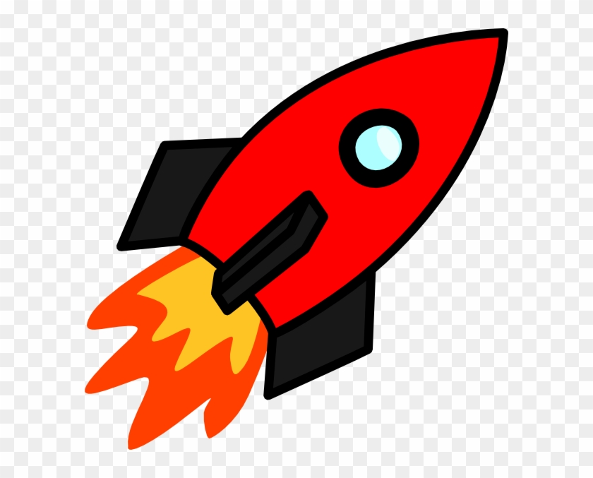 Red Rocket Clip Art At Clker Com Vector Clip Art Online - Overclock Transparent #1122742