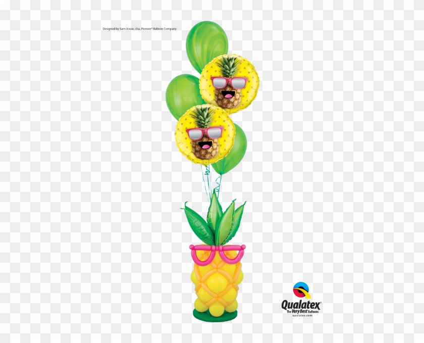 Nerdy Pineapple - 18 Inch Mr. Cool Pineapple Foil Balloon #1122787