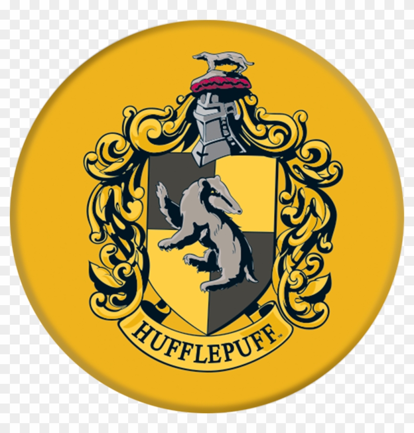 Popsockets Hufflepuff - Harry Potter Hufflepuff Crest #1123257