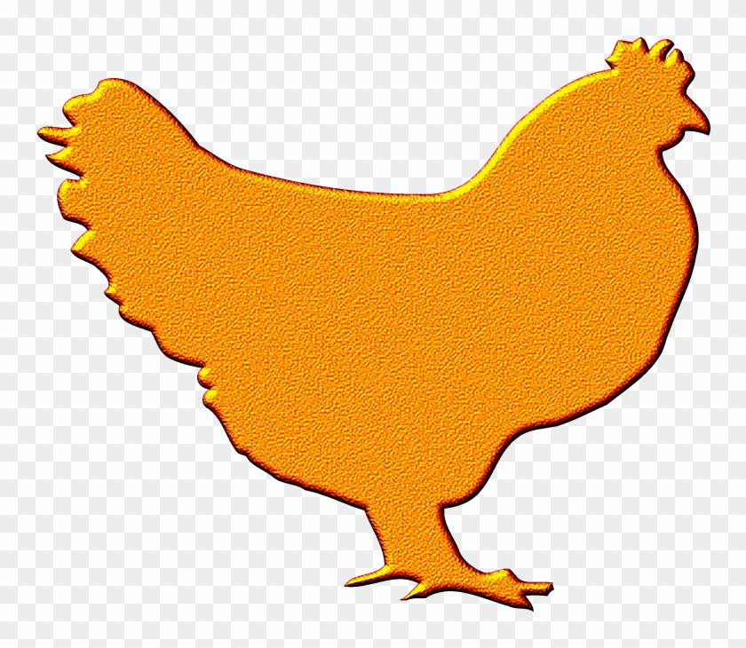 Yellow And Red Nosi Style Hen Png 1024-800 - Hen Yellow #1123389