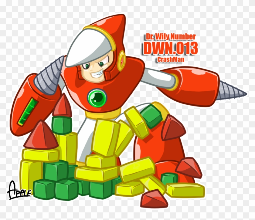 Dwn13 Crashman By Applesrockxp - Mega Man Crash Man #1123392