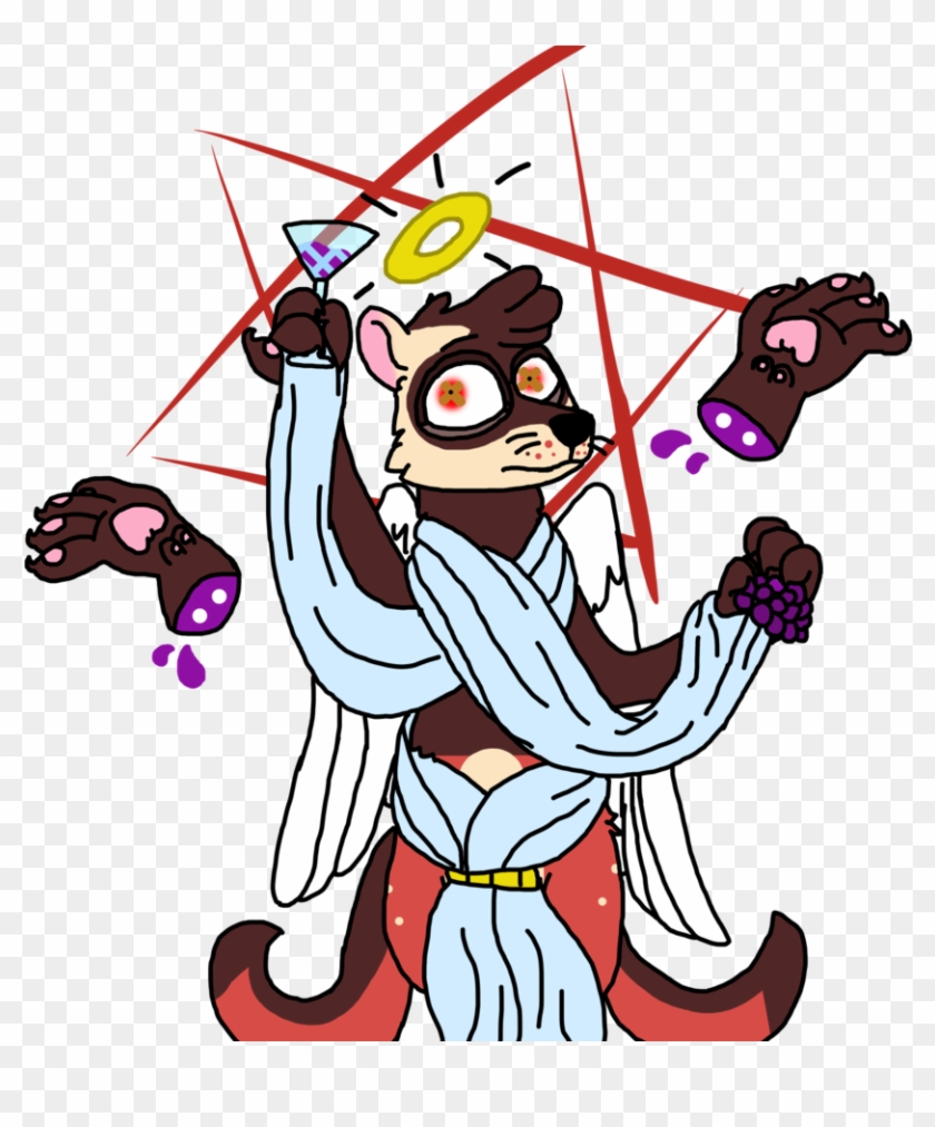Angel Almost Demon By Latiapainting - Cartoon #1123548