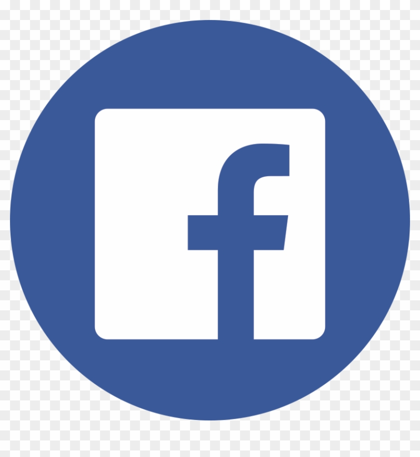 44 - Facebook Logo In Circle #1124513