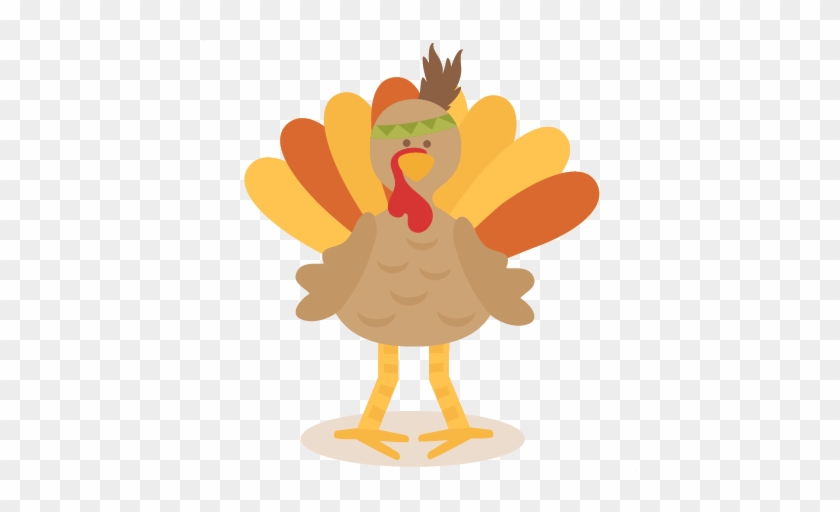 Turkey Thanksgiving Svg Scrapbook Cut File Cute Clipart - Cute Turkey Clipart #1125177