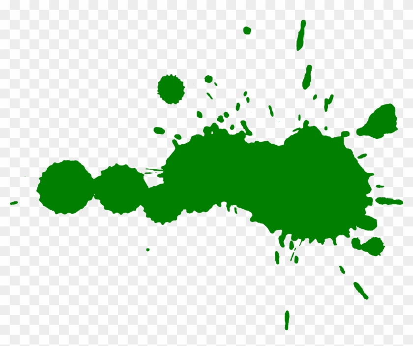 Free Download - Paint Splash Dark Green #1125309