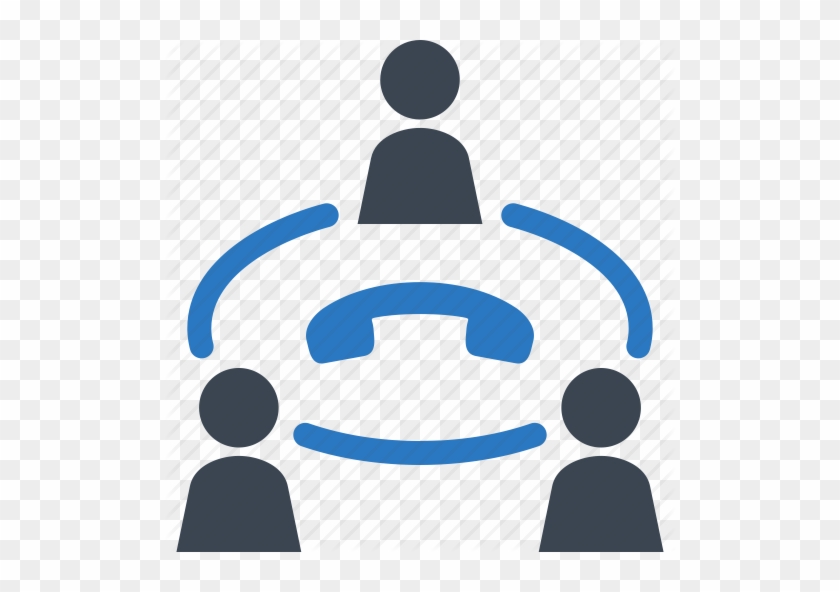 Coordination Icon - Conference Call Clip Art #1125635