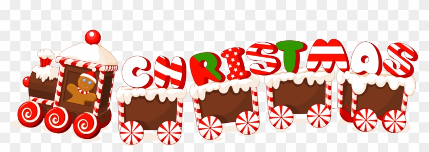 Cute Christmas Clipart - Merry Christmas Round Ornament #1125759
